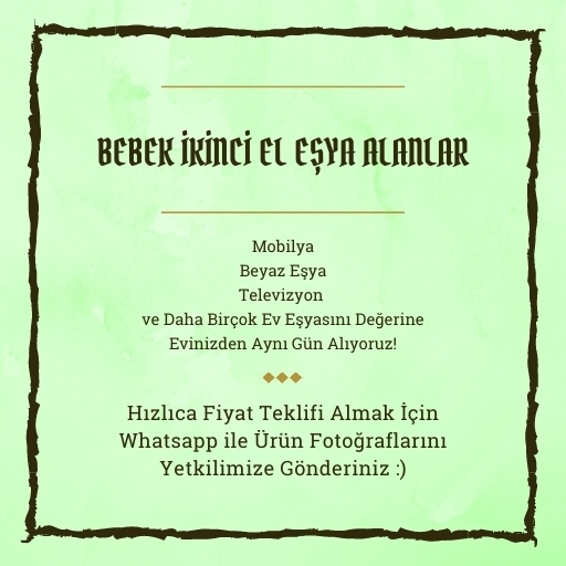 Bebek İkinci El Eşya Alanlar