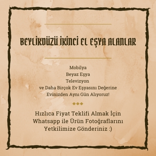 Beylikdüzü İkinci El Eşya Alanlar