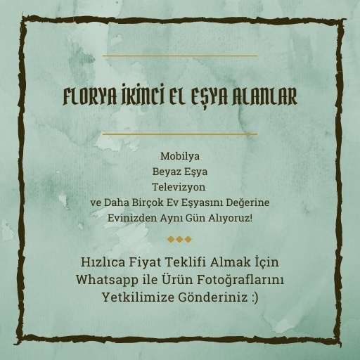 Florya İkinci El Eşya Alanlar
