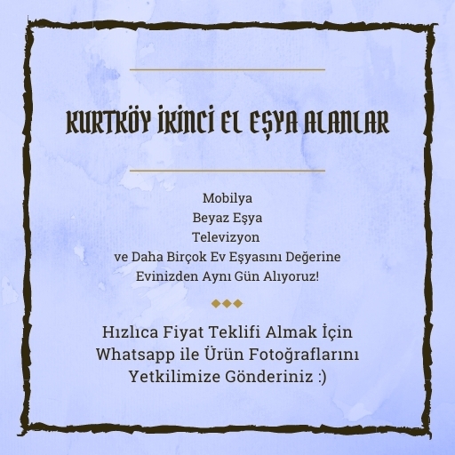 Kurtköy İkinci El Eşya Alanlar