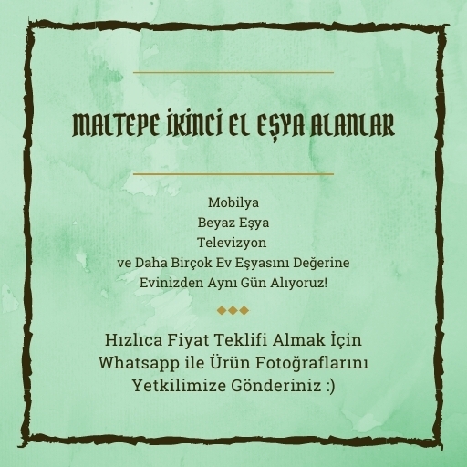 Maltepe İkinci El Eşya Alanlar