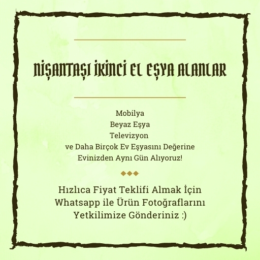 Nişantaşı İkinci El Eşya Alanlar