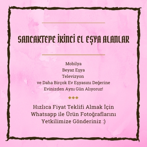 Sancaktepe İkinci El Eşya Alanlar