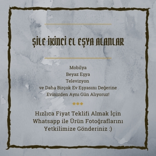 Şile İkinci El Eşya Alanlar