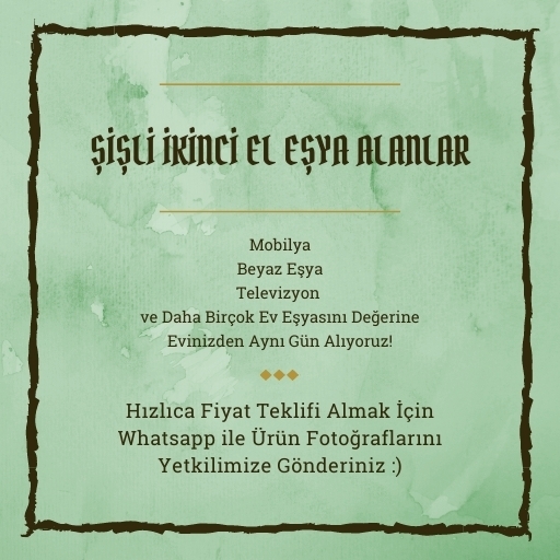 Şişli İkinci El Eşya Alanlar