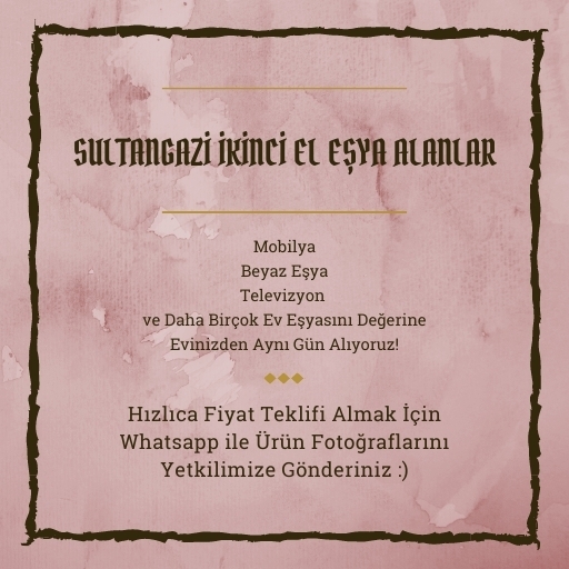Sultangazi İkinci El Eşya Alanlar