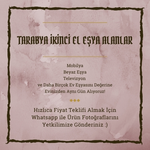 Tarabya İkinci El Eşya Alanlar